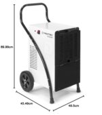 TROTEC Luftentfeuchter TTK 165 ECO – Leistung 52 L/Tag – Fläche 90 m² / 230 m³ – Bautrockner – für große Räume – Bild 2