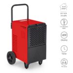 TROTEC Luftentfeuchter TTK 166 ECO – Leistung 52 L/Tag – Fläche 90 m² / 230 m³ – Bautrockner – für große Räume – Bild 9