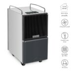 TROTEC Luftentfeuchter elektrisch TTK 122 E – Leistung 40 L/Tag – Fläche 120 m² / 300 m³ – mit Autoabschaltung – geeignet für große Räume, Keller und Garage – Bild 7