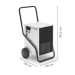TROTEC Luftentfeuchter TTK 170 S | Raumgrößen bis 600 m³ | Entfeuchtungsleistung max./24h: 50 Liter | Einstellbarer Hygrostat – Bild 7