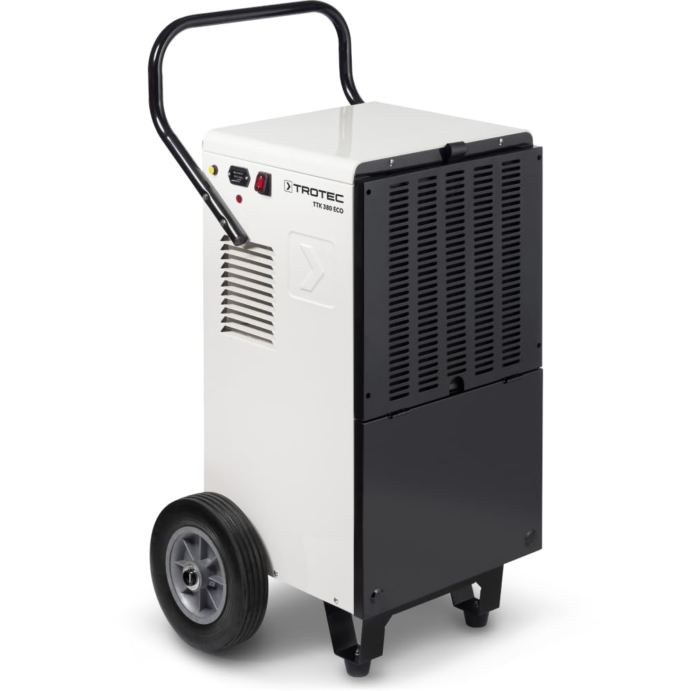 51crep7UtuL TROTEC Luftentfeuchter TTK 380 ECO – Leistung 80 L/Tag – Fläche 400 m² / 1000 m³ – Bautrockner – für große Räume – Bild 1