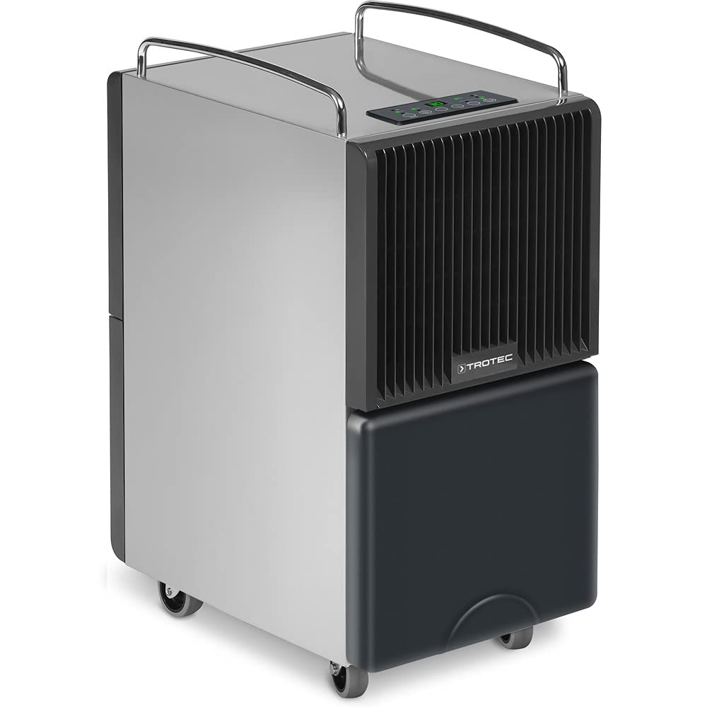 51k4q527gOL TROTEC Luftentfeuchter elektrisch TTK 122 E – Leistung 40 L/Tag – Fläche 120 m² / 300 m³ – mit Autoabschaltung – geeignet für große Räume, Keller und Garage – Bild 1