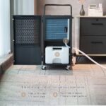 Kalopsia Industrieller Elektrischer Bautrockner Luftentfeuchter: 70L/Tag für 200㎡ Räume Kompressor Entfeuchter 5.5L Tank Intelligente Raumentfeuchter für Keller/Wohnung/Bad/Garage/Badezimmer/Küche – Bild 5