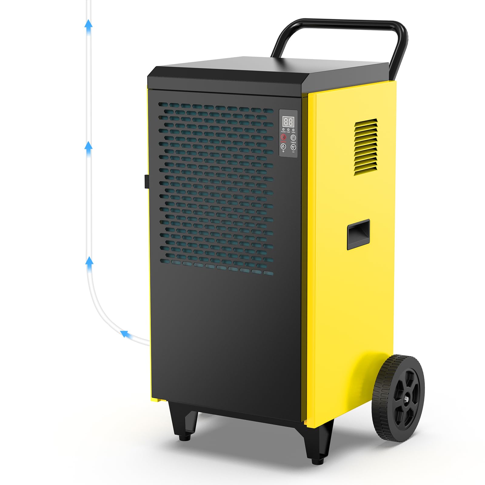 61RQhF4o_BL DAHTEC Bautrockner Luftentfeuchter Keller 70 L/Tag mit Integrierte Pumpe - Fläche 200 m²/500 m³ - 24Hr Timer Innenbereich Trocknungsgerät für Große Räume – Bild 1