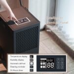 Kalopsia Industrieller Elektrischer Bautrockner Luftentfeuchter: 70L/Tag für 200㎡ Räume Kompressor Entfeuchter 5.5L Tank Intelligente Raumentfeuchter für Keller/Wohnung/Bad/Garage/Badezimmer/Küche – Bild 8