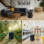 Kalopsia Industrieller Elektrischer Bautrockner Luftentfeuchter: 70L/Tag für 200㎡ Räume Kompressor Entfeuchter 5.5L Tank Intelligente Raumentfeuchter für Keller/Wohnung/Bad/Garage/Badezimmer/Küche – Bild 2