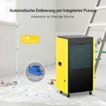 DAHTEC Bautrockner Luftentfeuchter Keller 90 L/Tag mit Integrierte Pumpe - Fläche 260 m²/650 m³ - 24Hr Timer Innenbereich Trocknungsgerät für Große Räume – Bild 4