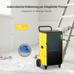 DAHTEC Bautrockner Luftentfeuchter Keller 70 L/Tag mit Integrierte Pumpe - Fläche 200 m²/500 m³ - 24Hr Timer Innenbereich Trocknungsgerät für Große Räume – Bild 4
