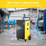 DAHTEC Bautrockner Luftentfeuchter Keller 70 L/Tag mit Integrierte Pumpe - Fläche 200 m²/500 m³ - 24Hr Timer Innenbereich Trocknungsgerät für Große Räume – Bild 8